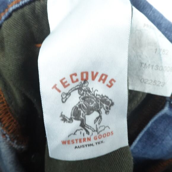 Tecovas Jeans Mens 30X30 Blue Denim Relaxed Straight Stretch Western Cowboy - Picture 3 of 14
